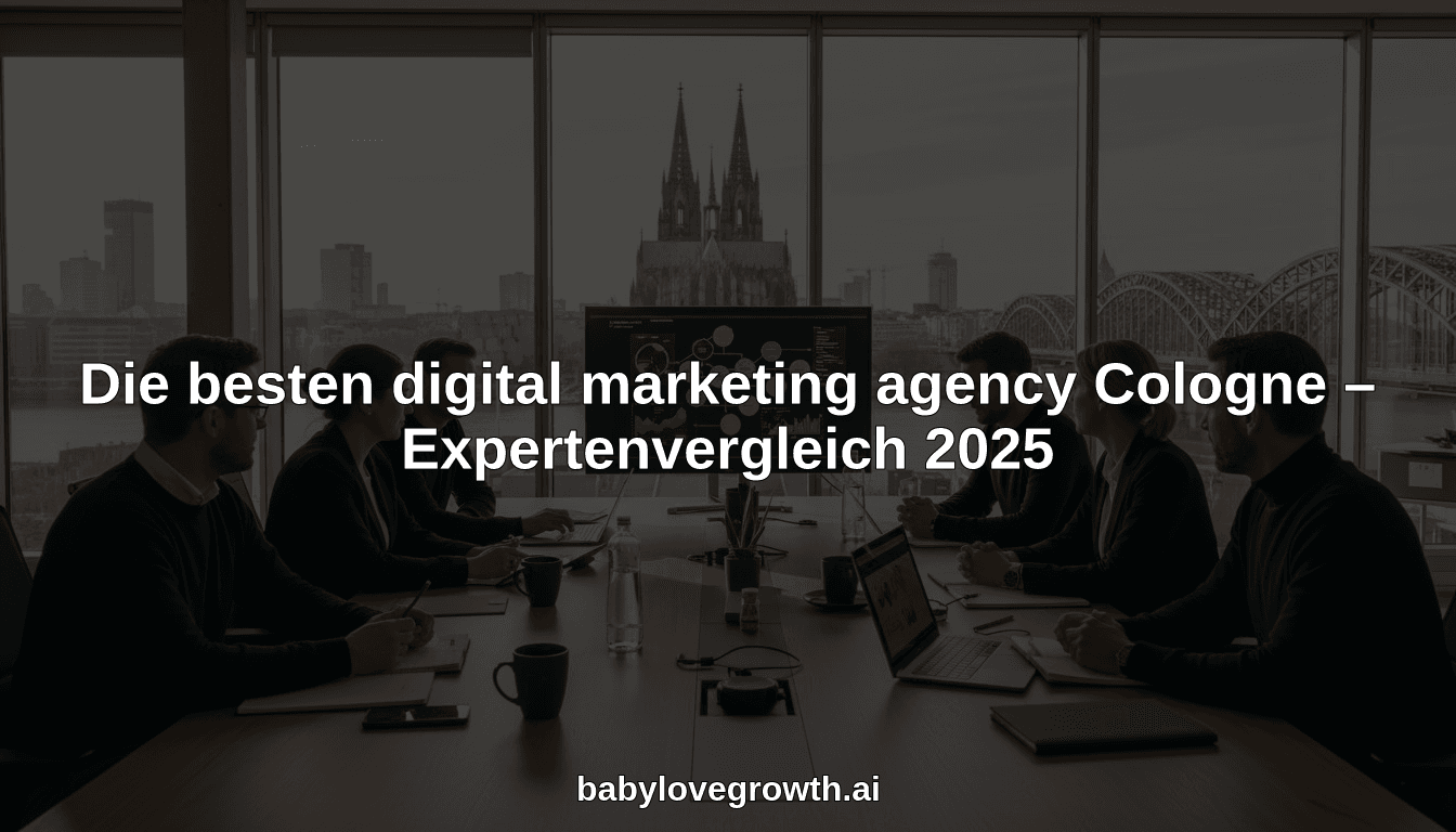 Die besten digital marketing agency Cologne – Expertenvergleich 2025