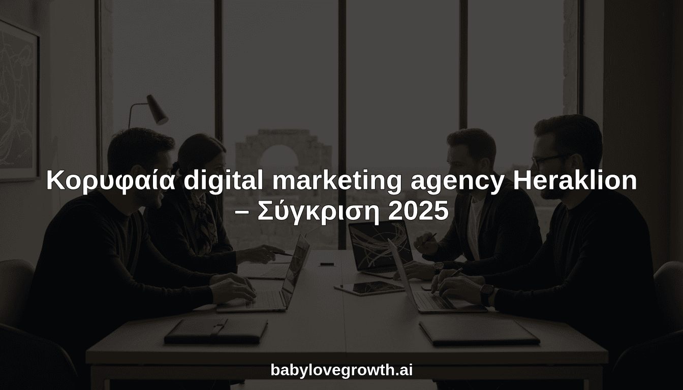 Κορυφαία digital marketing agency Heraklion – Σύγκριση 2025