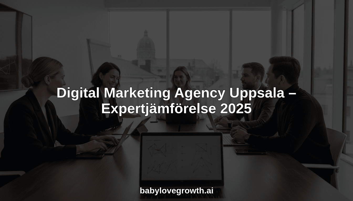 Digital Marketing Agency Uppsala – Expertjämförelse 2025