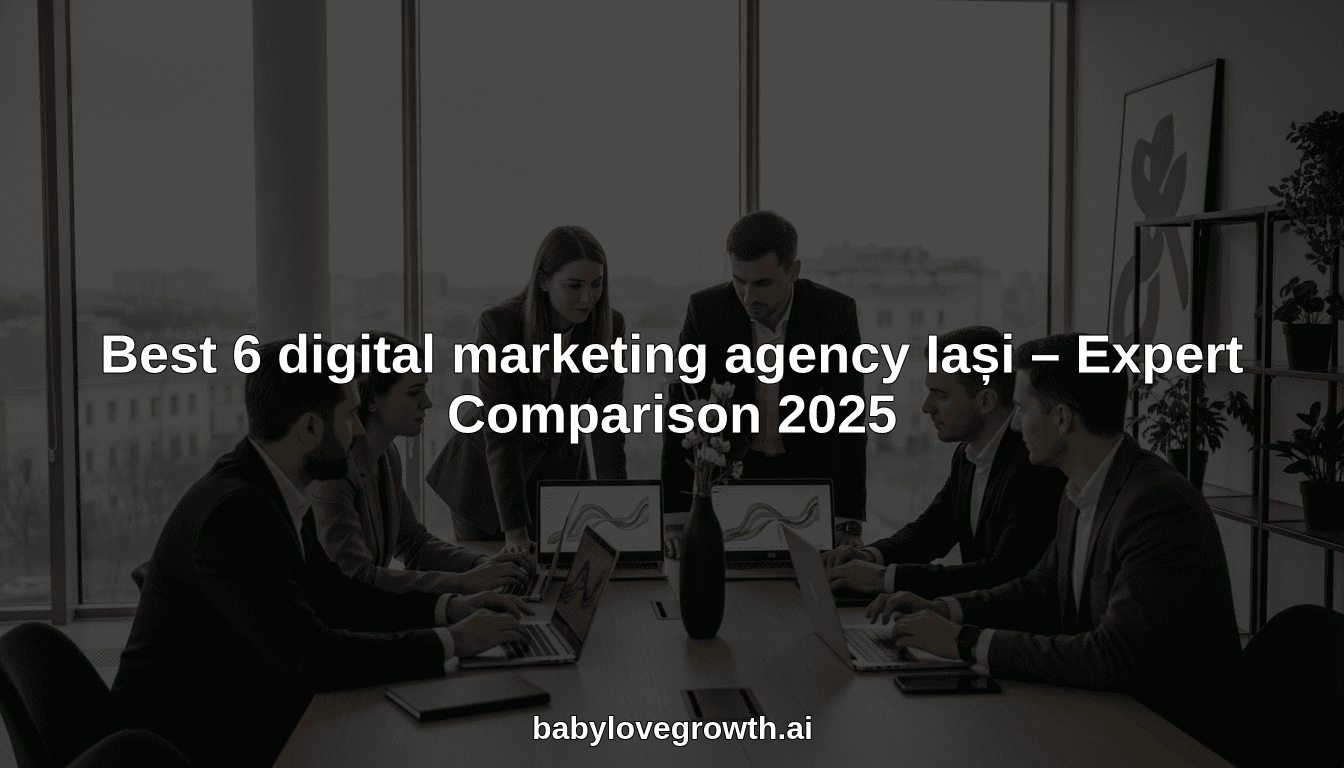 Best 6 digital marketing agency Iași – Expert Comparison 2025