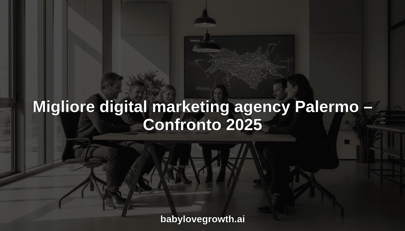 Migliore digital marketing agency Palermo – Confronto 2025
