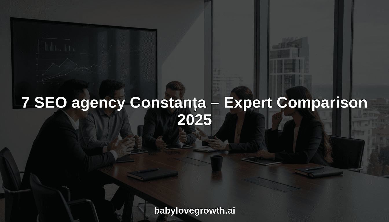 7 SEO agency Constanța – Expert Comparison 2025