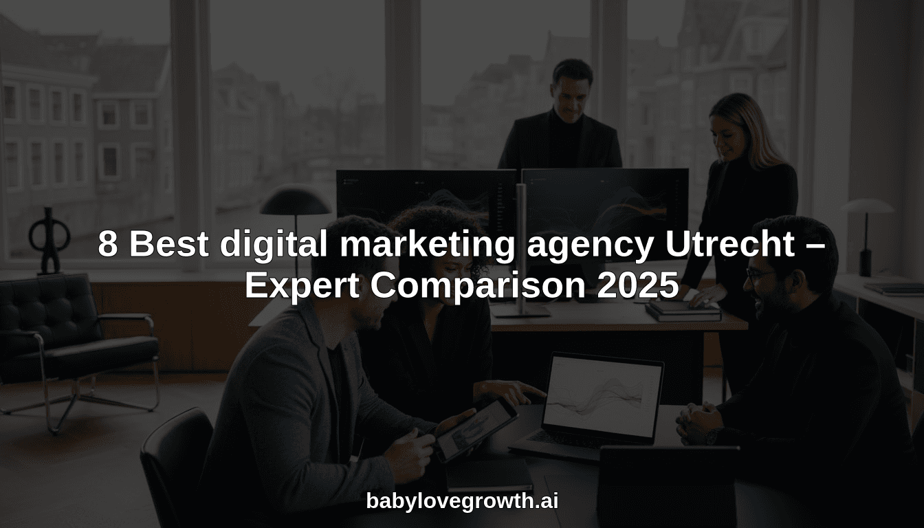 8 Best digital marketing agency Utrecht – Expert Comparison 2025