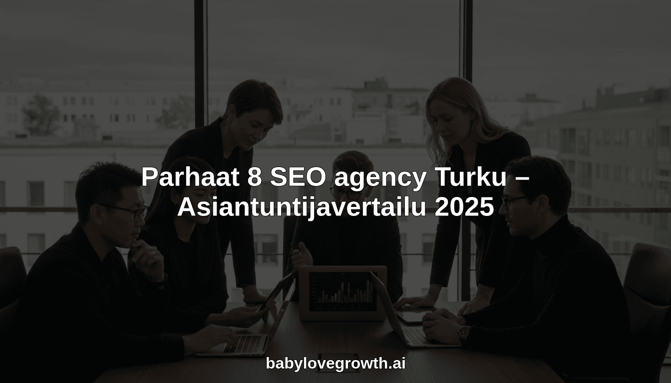 Parhaat 8 SEO agency Turku – Asiantuntijavertailu 2025