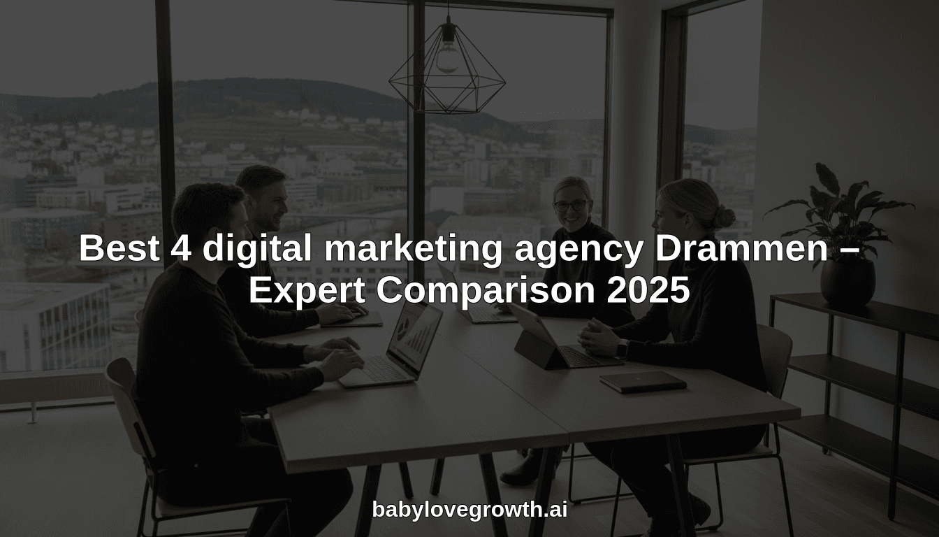 Best 4 digital marketing agency Drammen – Expert Comparison 2025