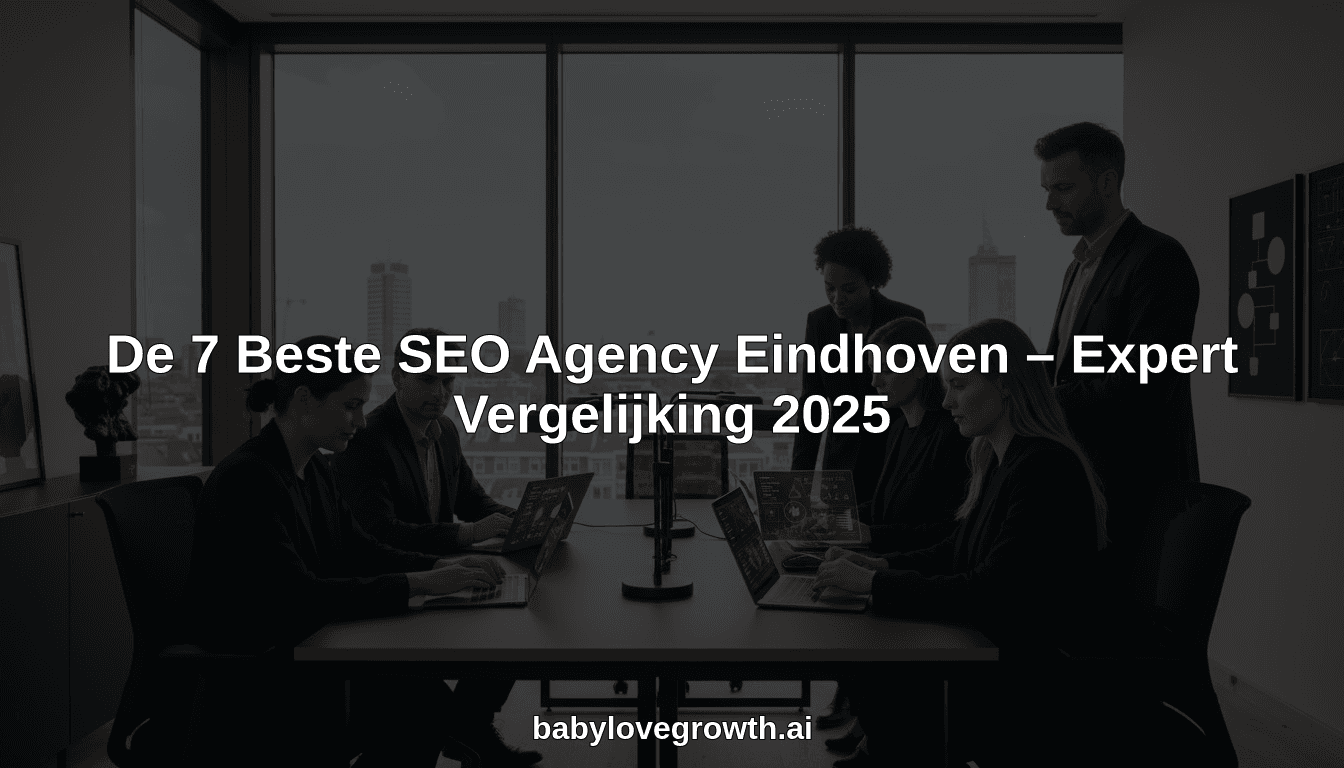 De 7 Beste SEO Agency Eindhoven – Expert Vergelijking 2025