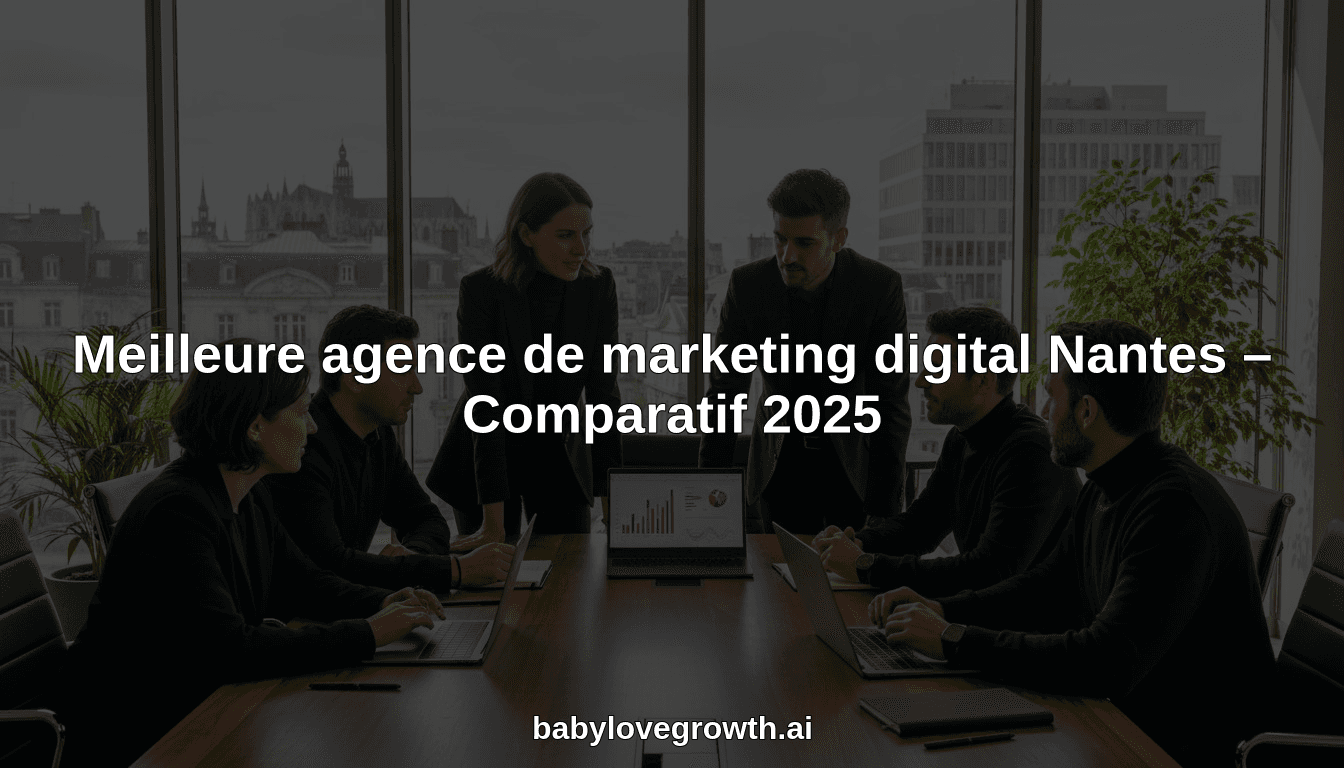 Meilleure agence de marketing digital Nantes – Comparatif 2025
