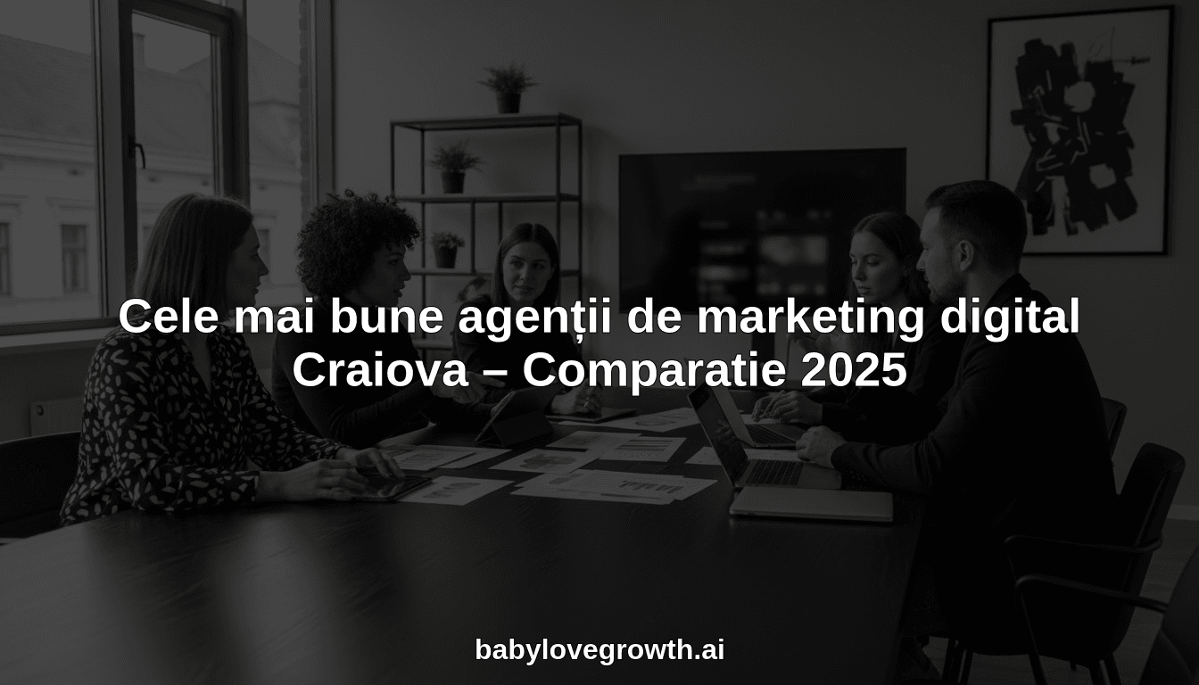 Cele mai bune agenții de marketing digital Craiova – Comparatie 2025