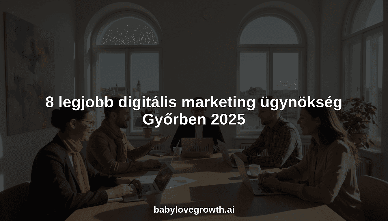 8 legjobb digitális marketing ügynökség Győrben 2025