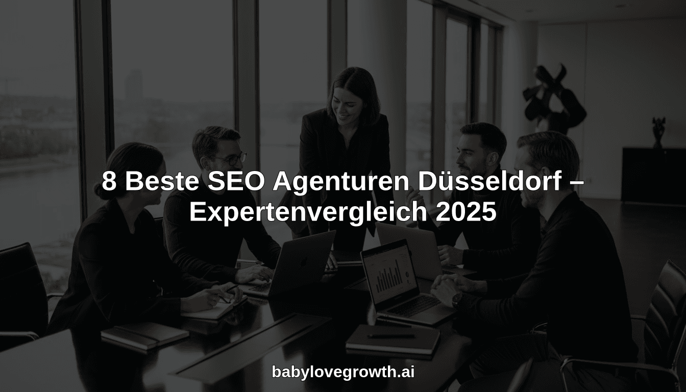 8 Beste SEO Agenturen Düsseldorf – Expertenvergleich 2025