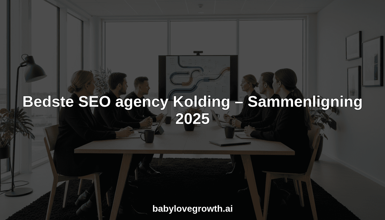 Bedste SEO agency Kolding – Sammenligning 2025