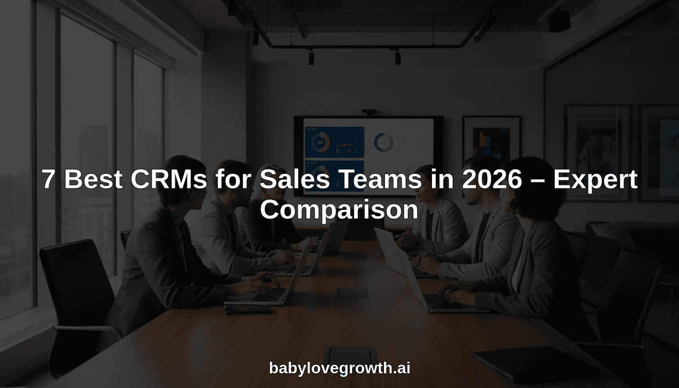 7 Best CRMs for Sales Teams in 2026 – Expert Comparison