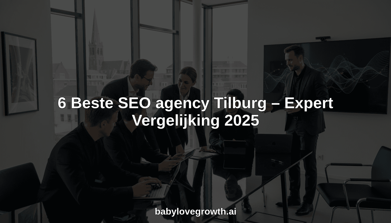 6 Beste SEO agency Tilburg – Expert Vergelijking 2025