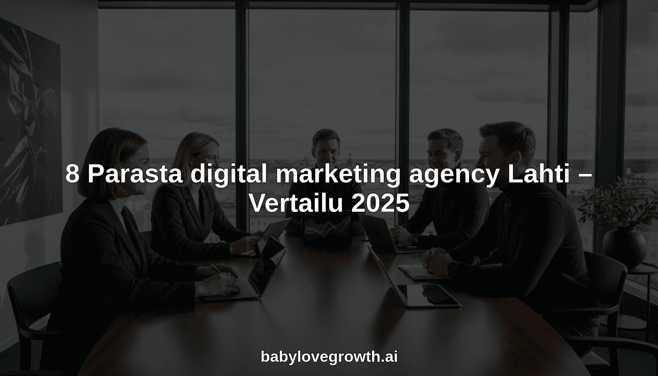 8 Parasta digital marketing agency Lahti – Vertailu 2025