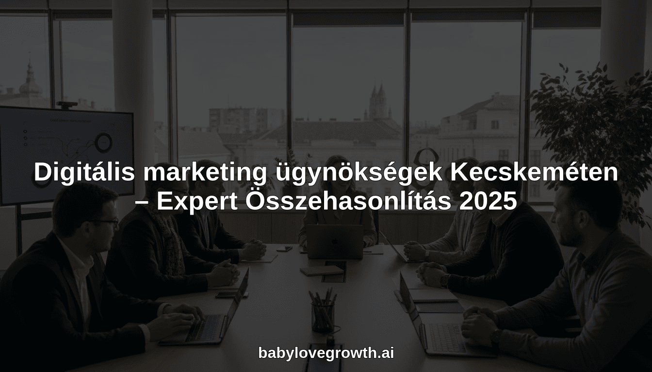 Digitális marketing ügynökségek Kecskeméten – Expert Összehasonlítás 2025