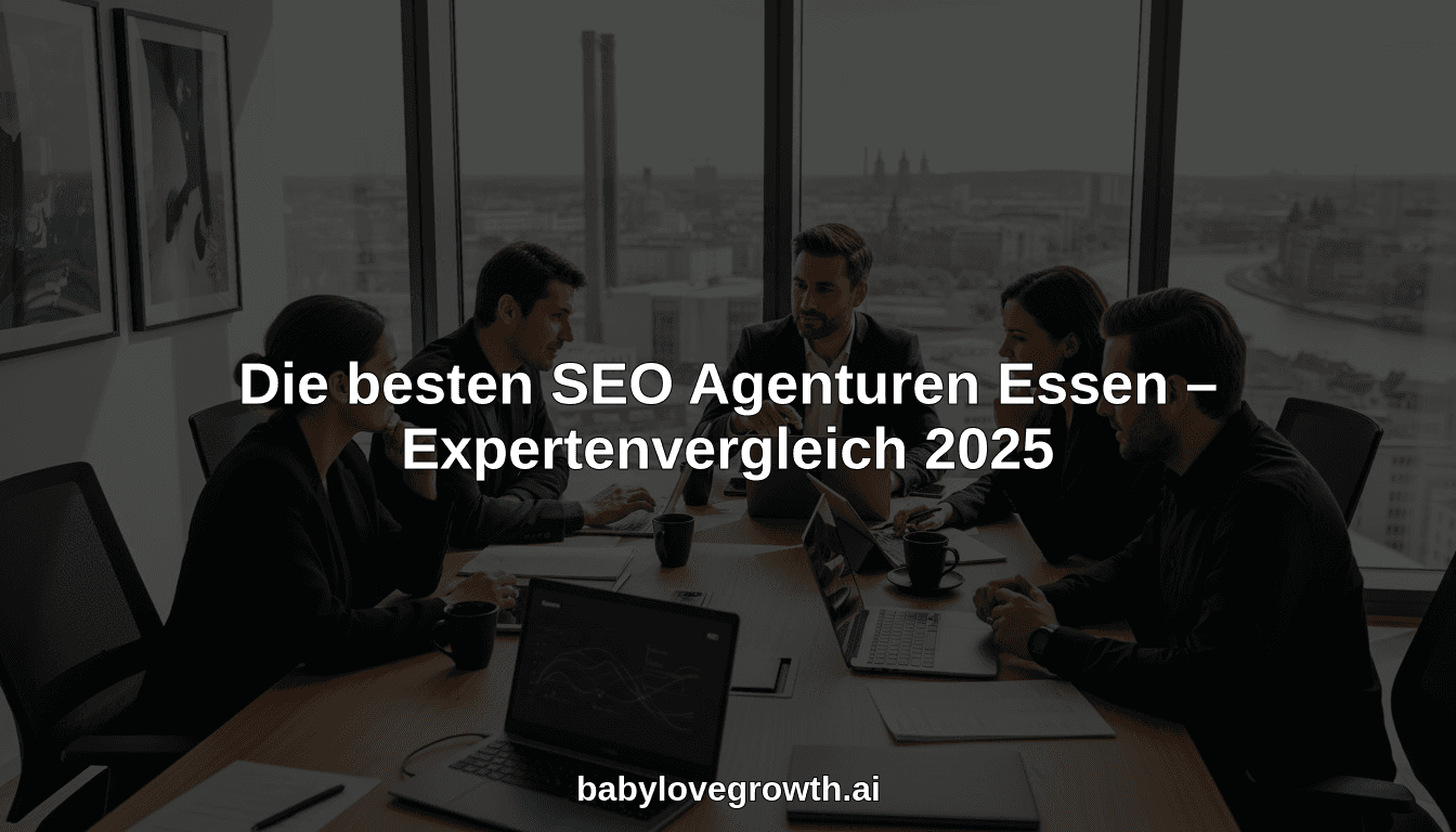 Die besten SEO Agenturen Essen – Expertenvergleich 2025