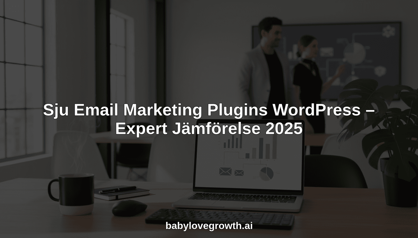 Sju Email Marketing Plugins WordPress – Expert Jämförelse 2025