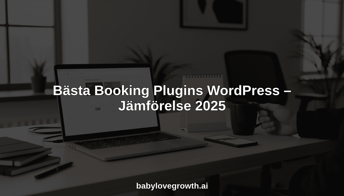 Bästa Booking Plugins WordPress – Jämförelse 2025