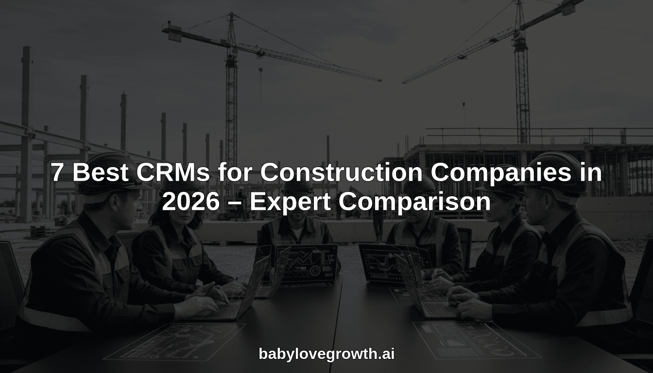 7 Best CRMs for Construction Companies in 2026 – Expert Comparison