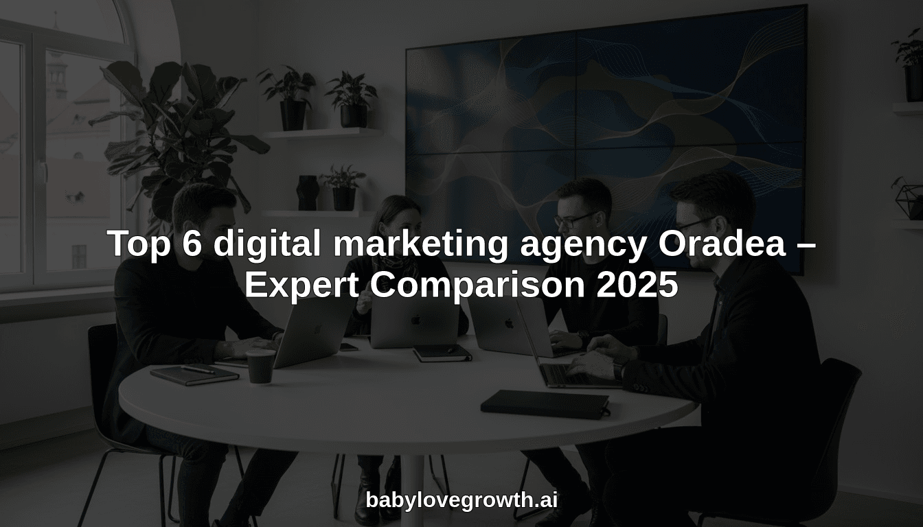 Top 6 digital marketing agency Oradea – Expert Comparison 2025
