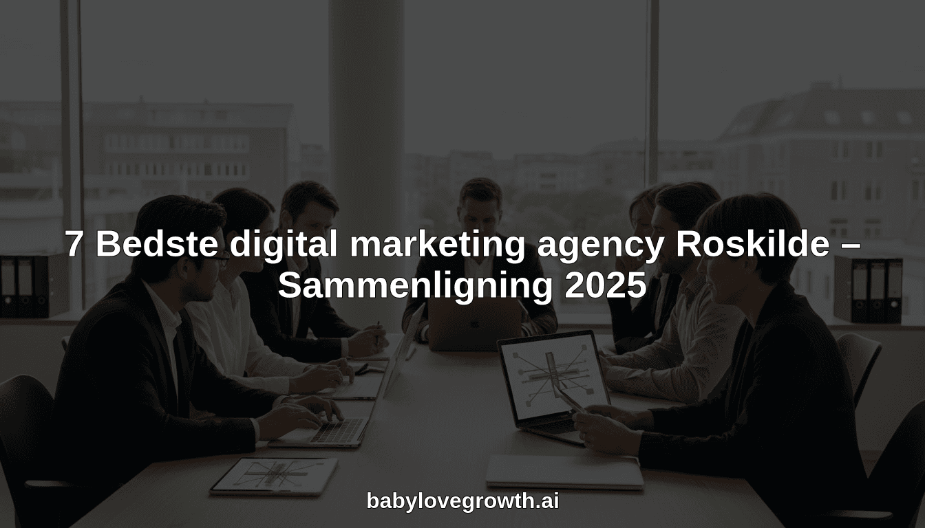 7 Bedste digital marketing agency Roskilde – Sammenligning 2025