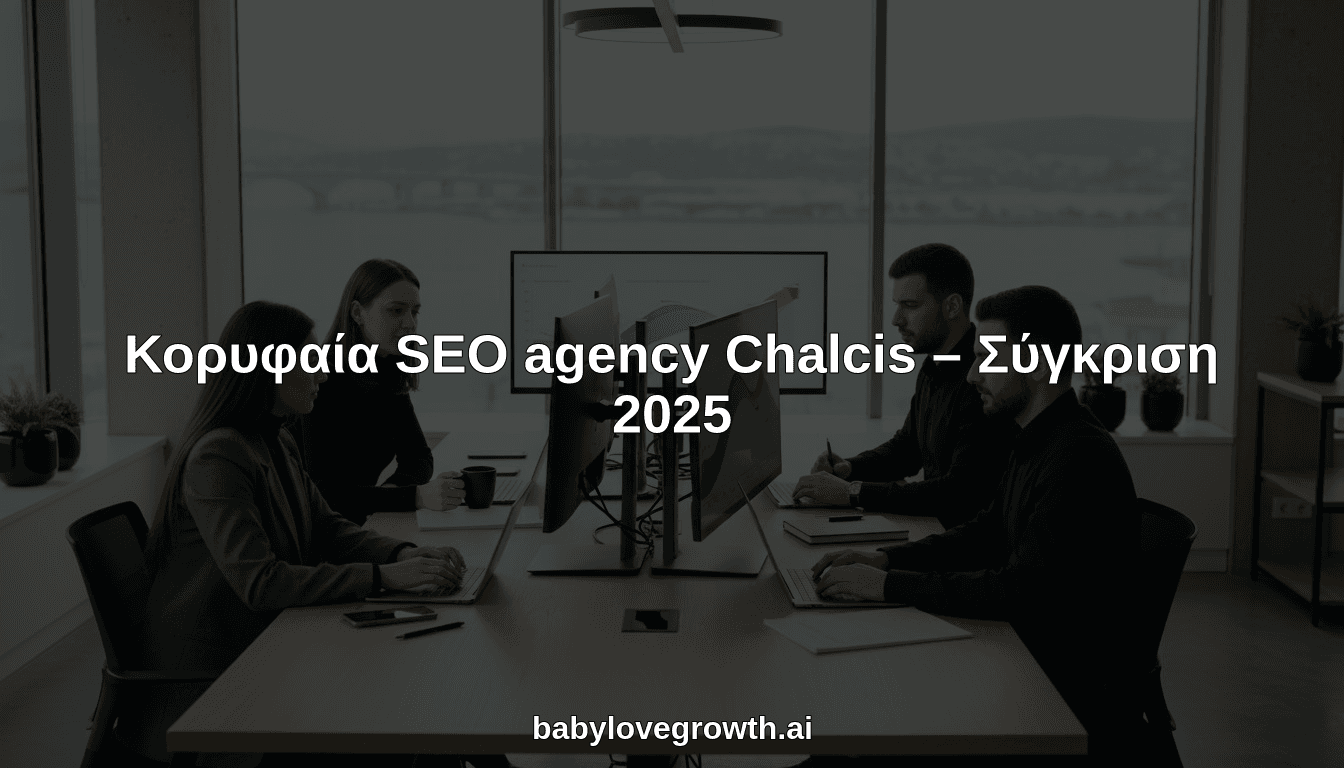 Κορυφαία SEO agency Chalcis – Σύγκριση 2025