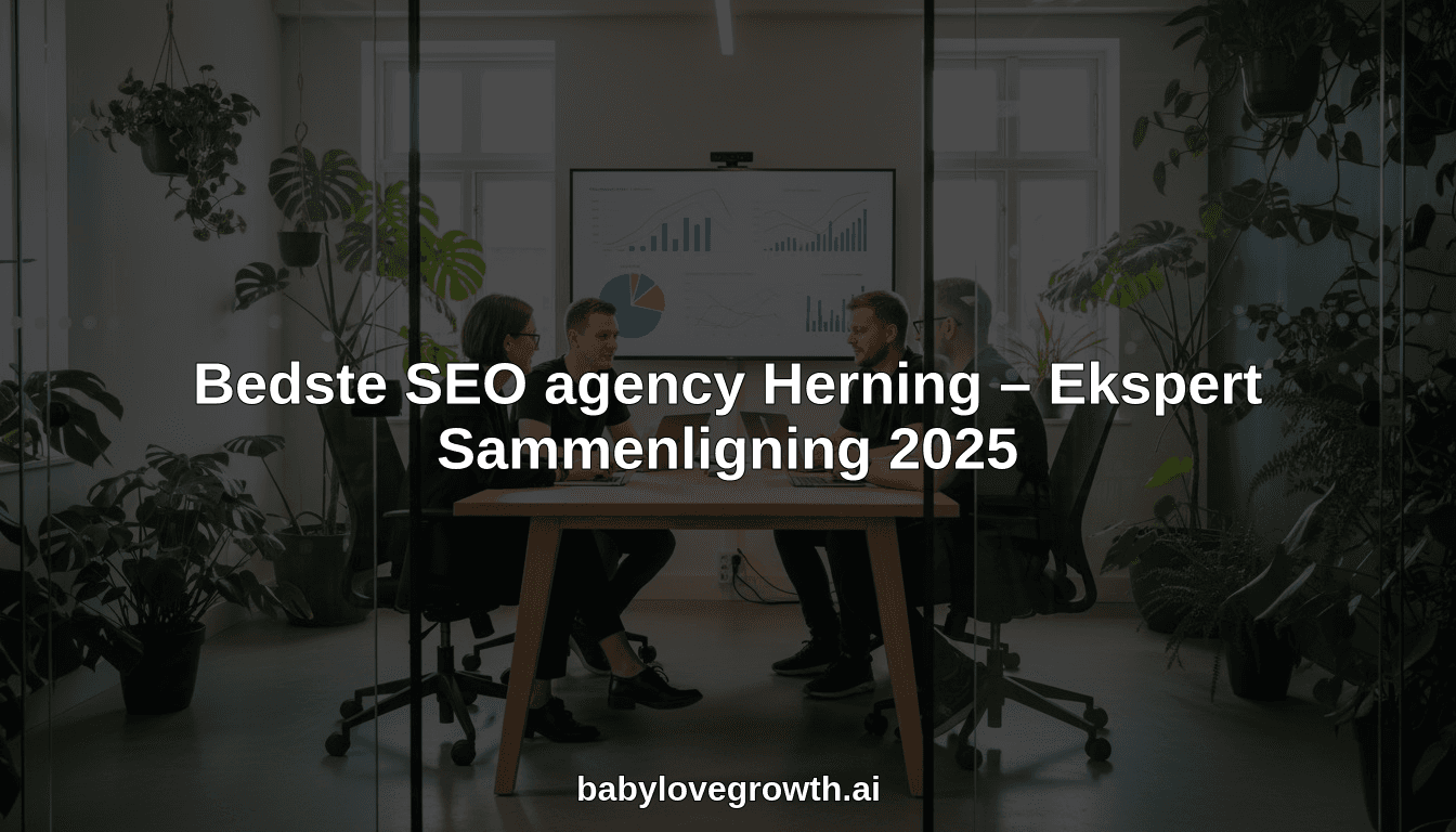 Bedste SEO agency Herning – Ekspert Sammenligning 2025