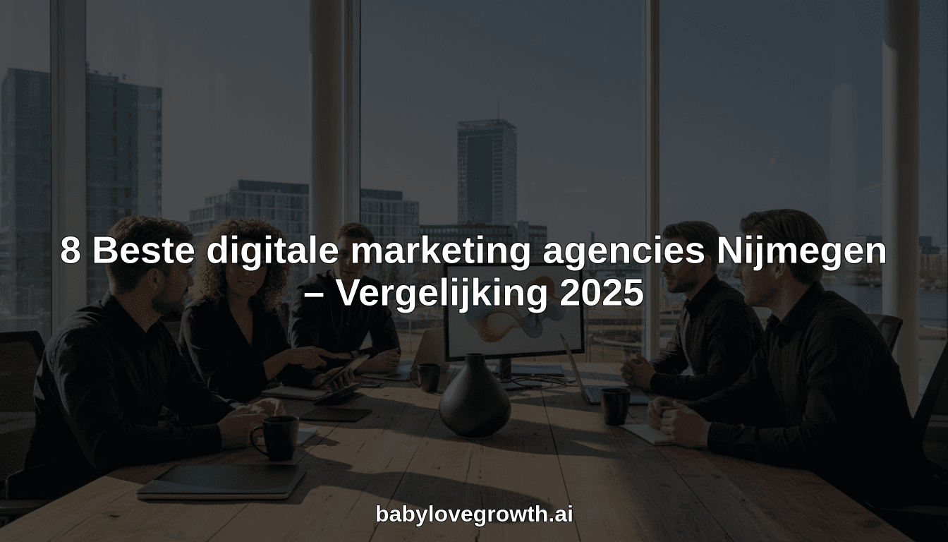 8 Beste digitale marketing agencies Nijmegen – Vergelijking 2025