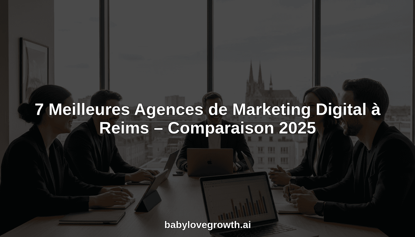 7 Meilleures Agences de Marketing Digital à Reims – Comparaison 2025