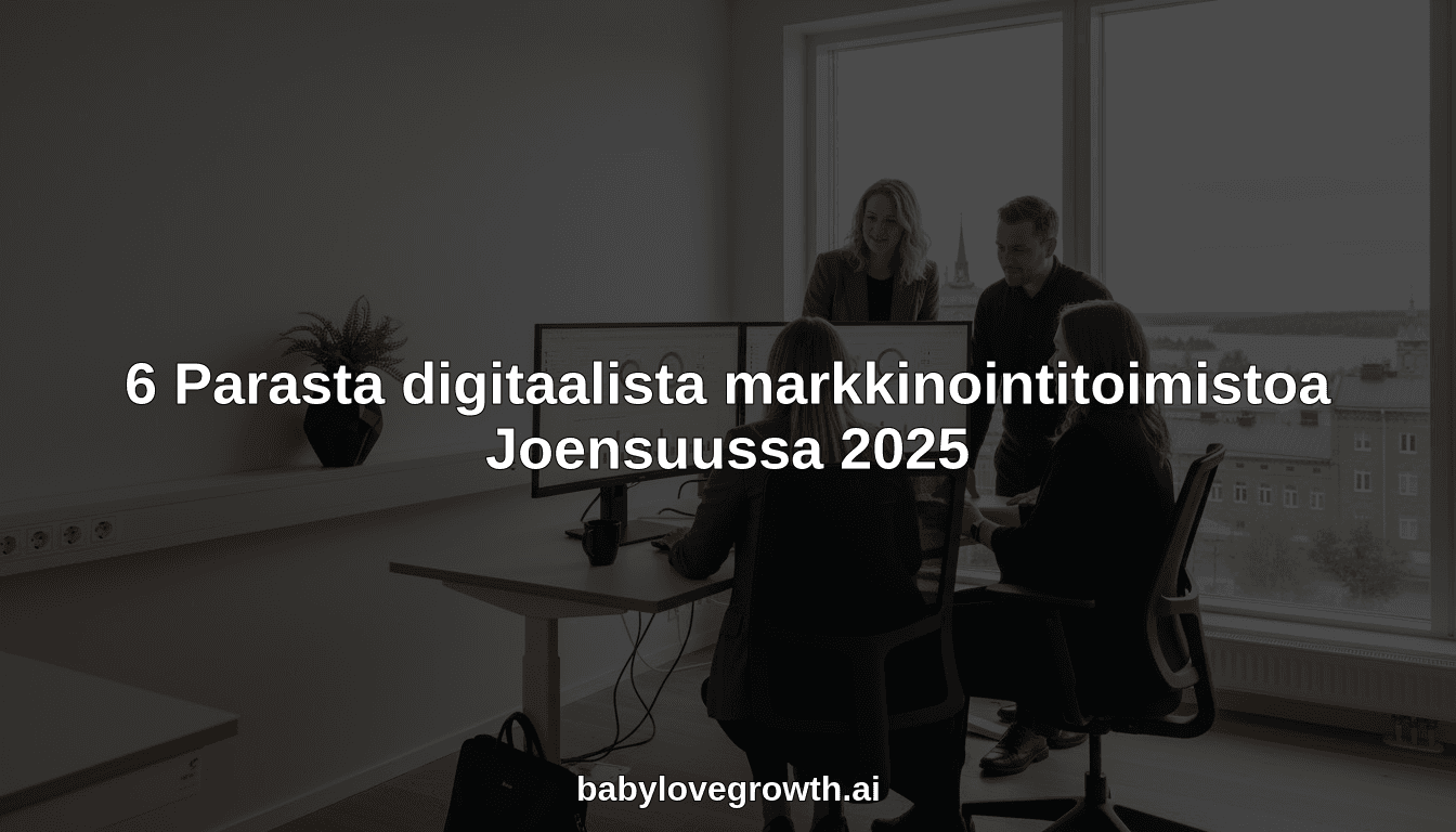 6 Parasta digitaalista markkinointitoimistoa Joensuussa 2025