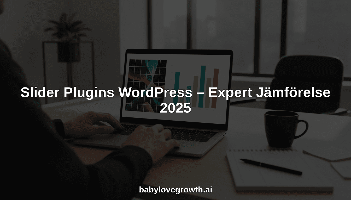 Slider Plugins WordPress – Expert Jämförelse 2025