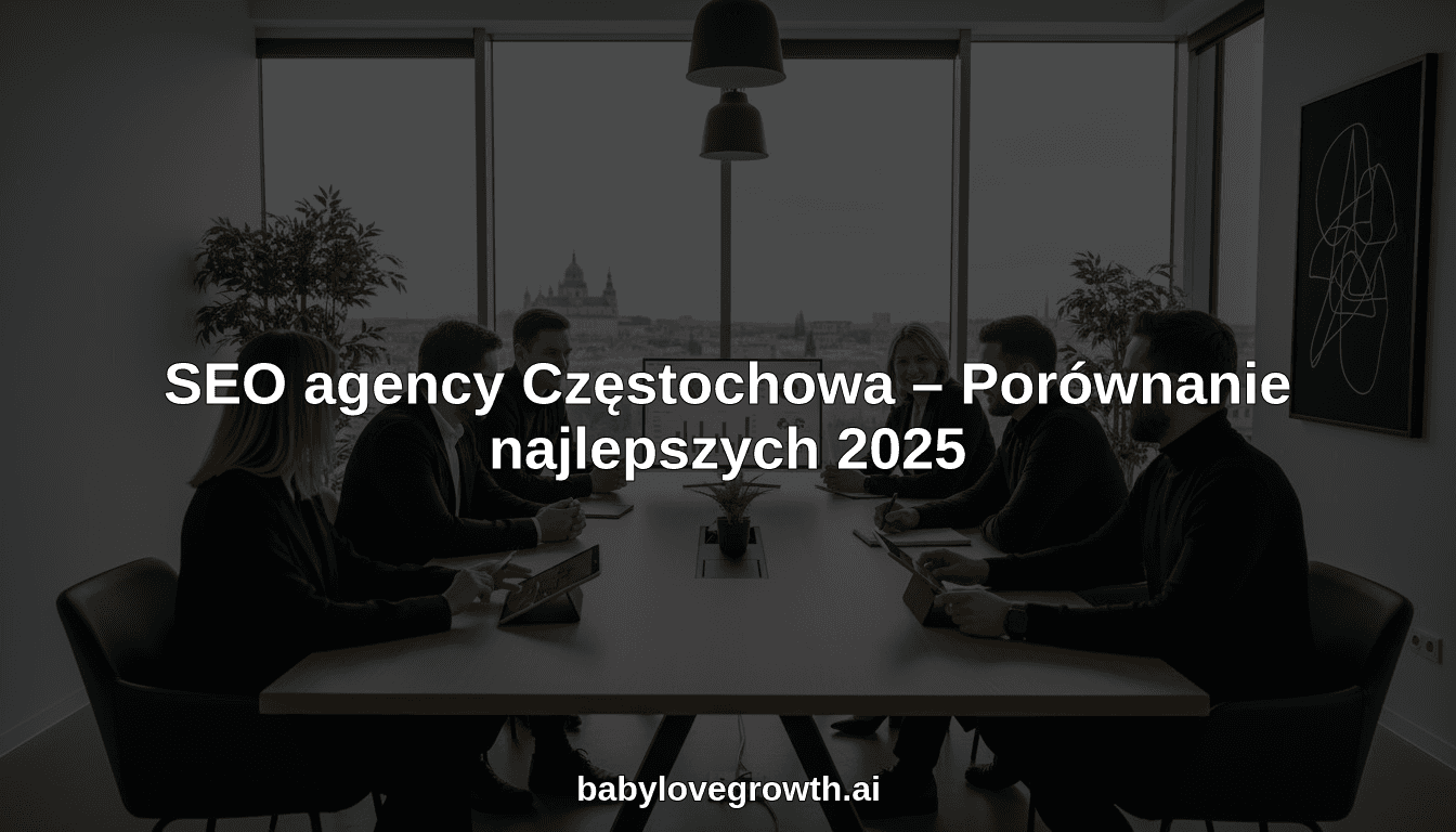 SEO agency Częstochowa – Porównanie najlepszych 2025