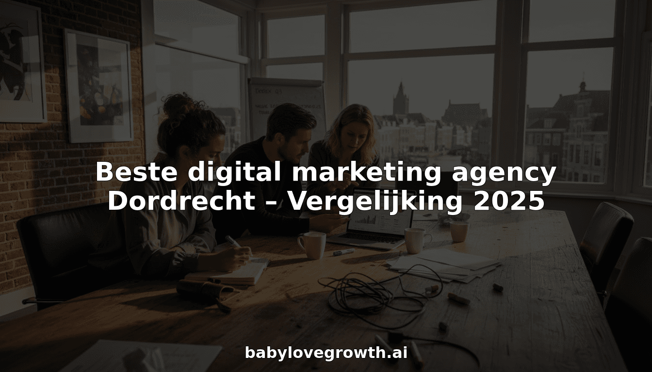 Beste digital marketing agency Dordrecht – Vergelijking 2025