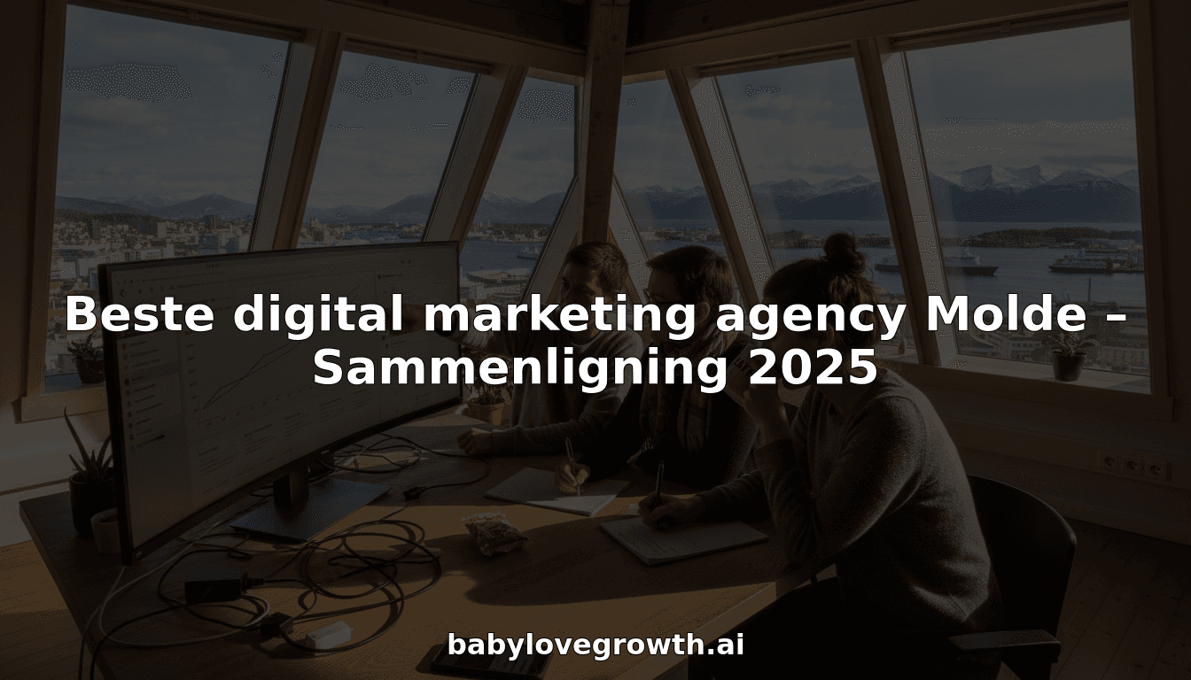 Beste digital marketing agency Molde – Sammenligning 2025