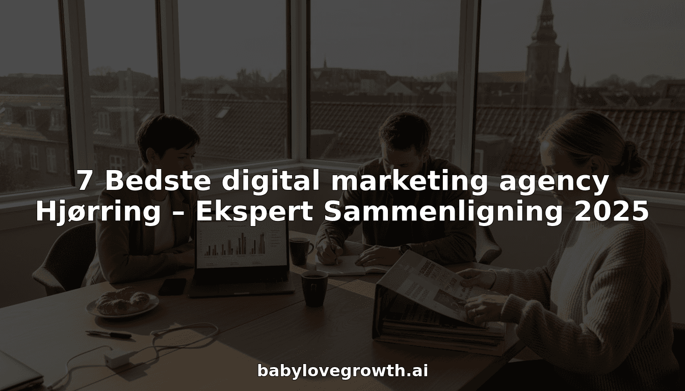7 Bedste digital marketing agency Hjørring – Ekspert Sammenligning 2025