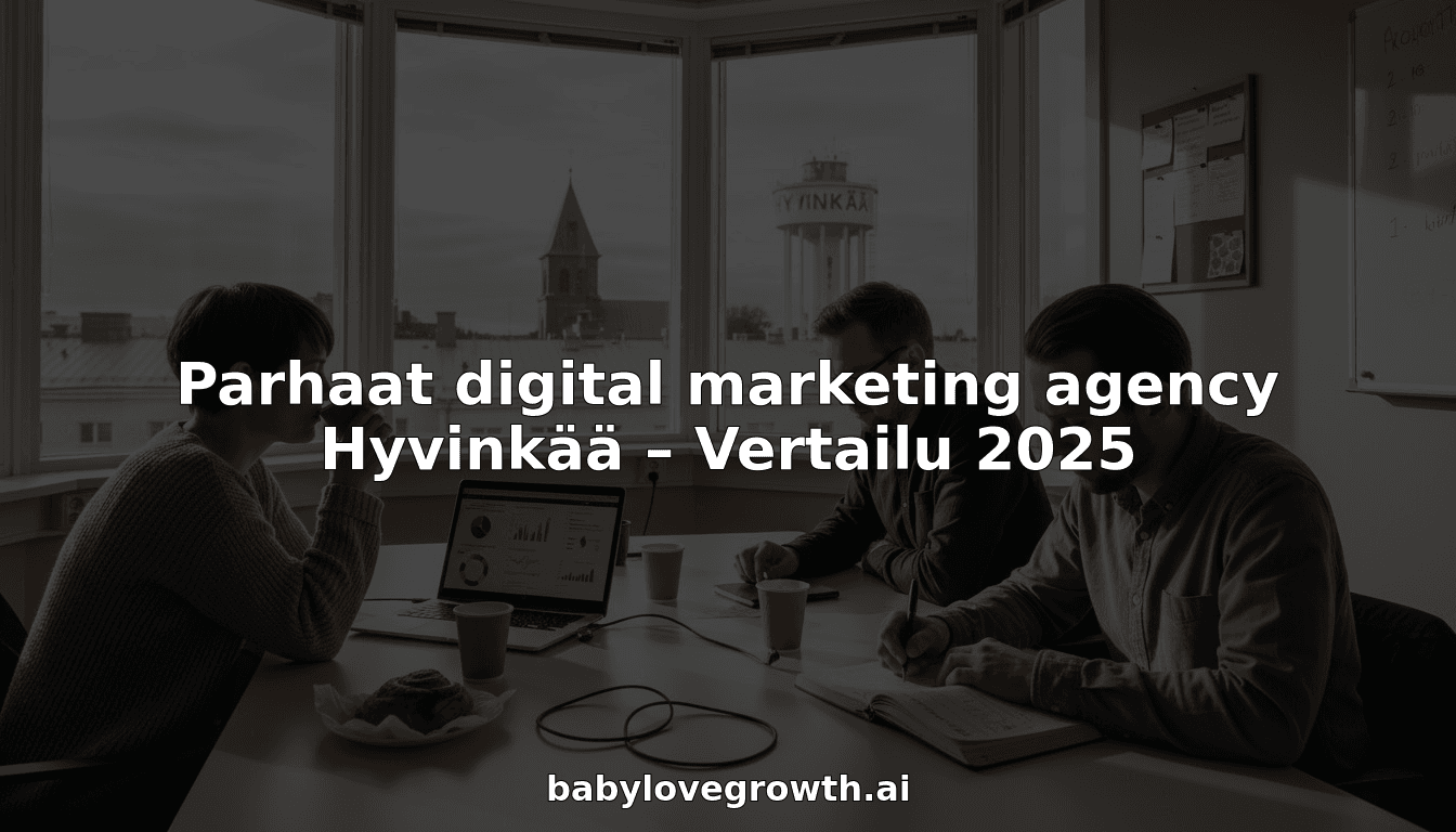 Parhaat digital marketing agency Hyvinkää – Vertailu 2025