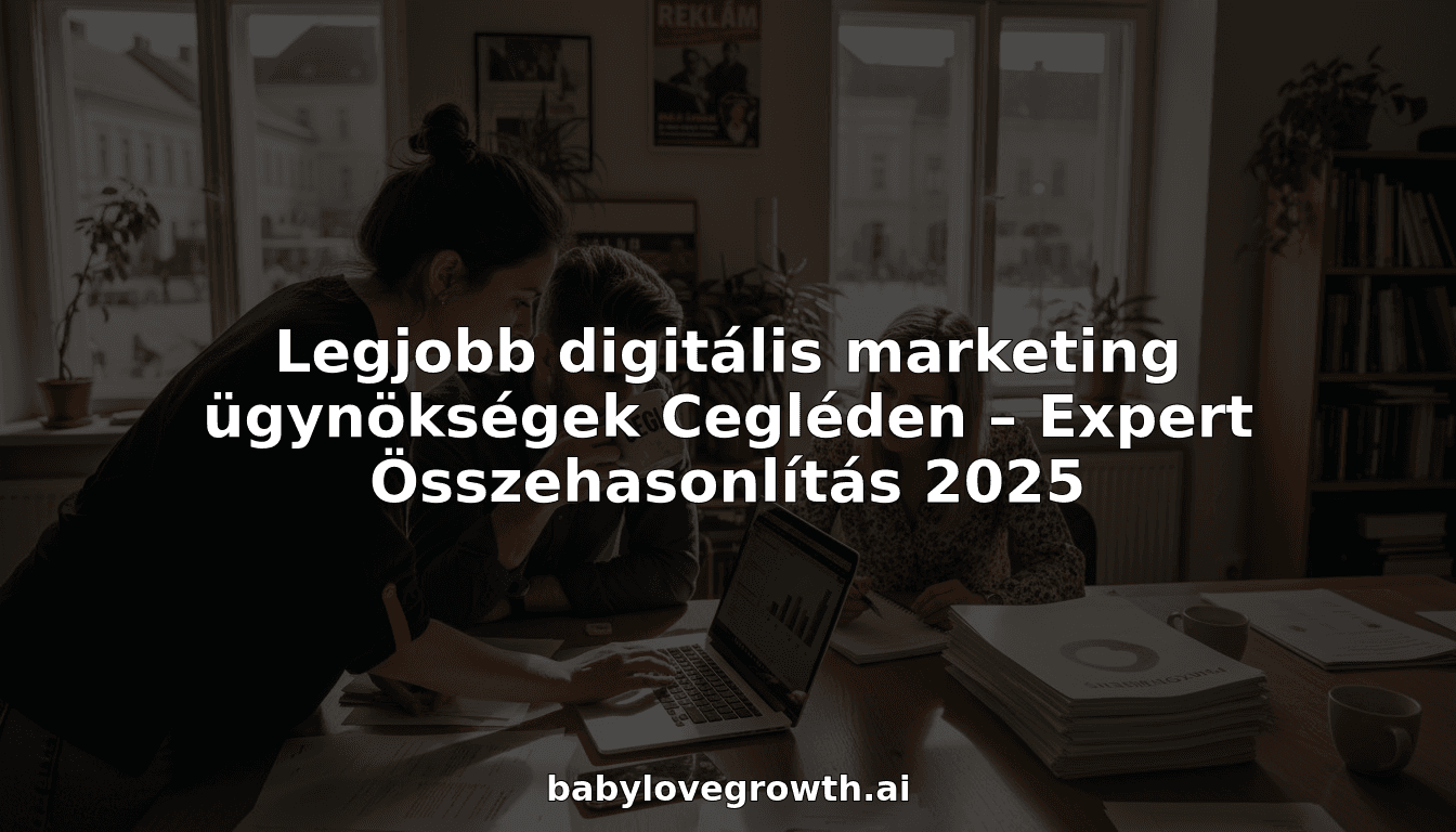 Legjobb digitális marketing ügynökségek Cegléden – Expert Összehasonlítás 2025