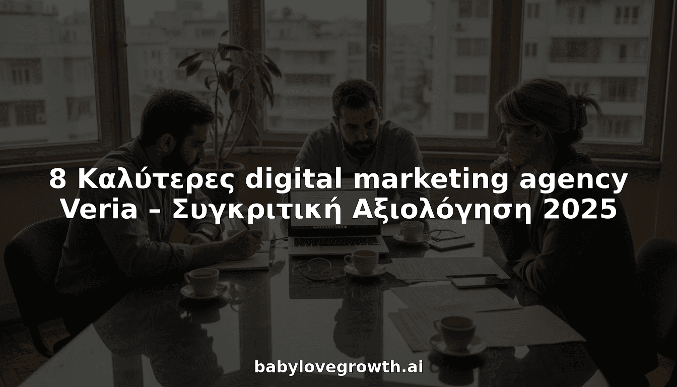 8 Καλύτερες digital marketing agency Veria – Συγκριτική Αξιολόγηση 2025