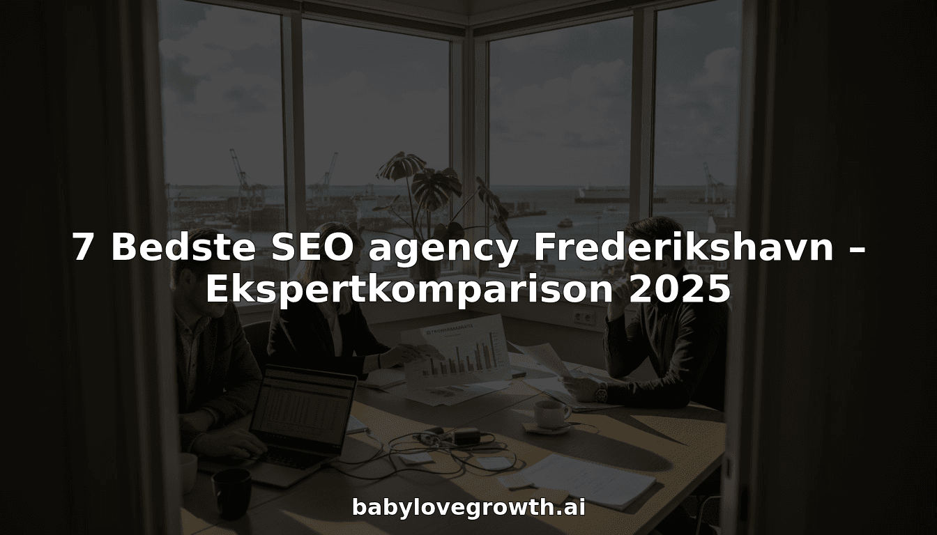 7 Bedste SEO agency Frederikshavn – Ekspertkomparison 2025