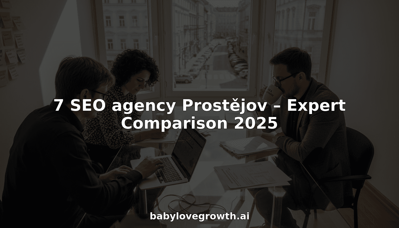 7 SEO agency Prostějov – Expert Comparison 2025