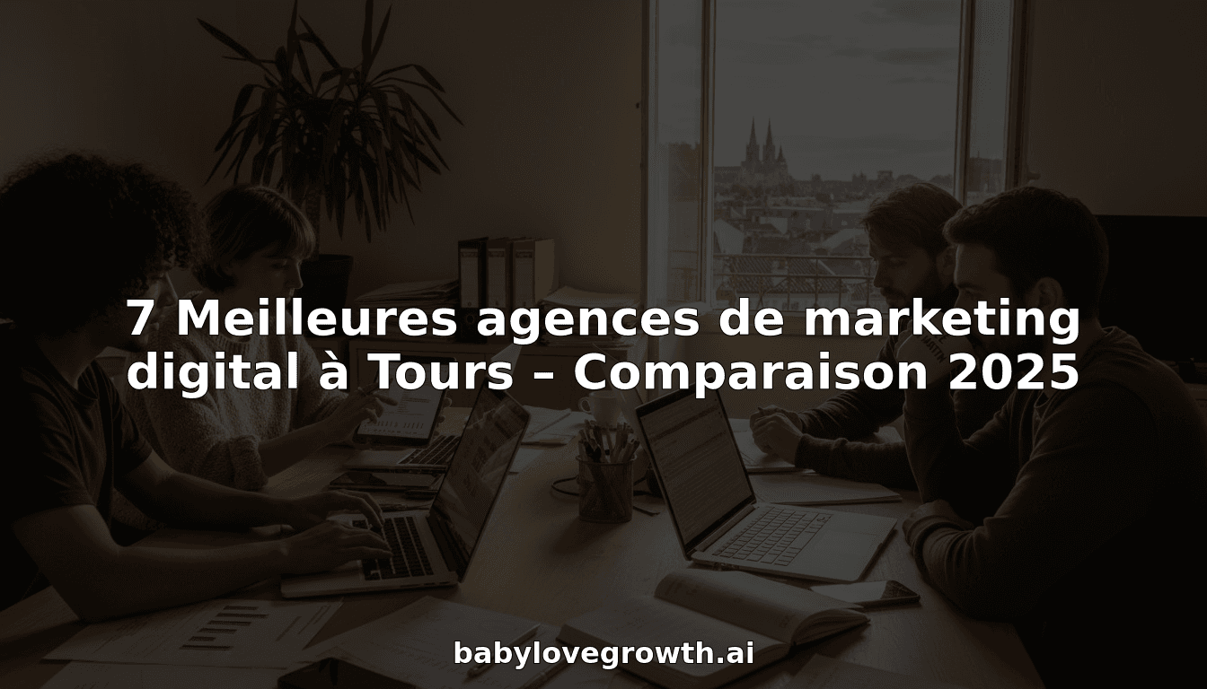 7 Meilleures agences de marketing digital à Tours – Comparaison 2025