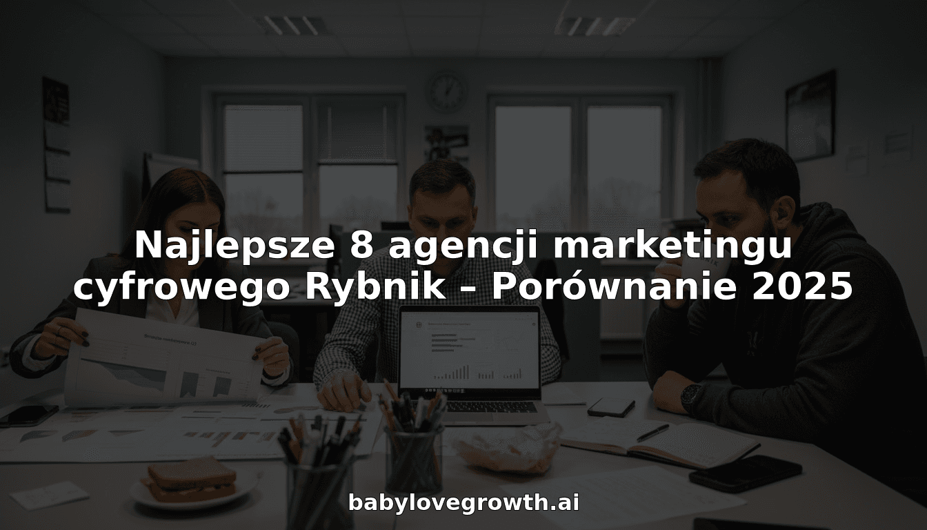 Najlepsze 8 agencji marketingu cyfrowego Rybnik – Porównanie 2025