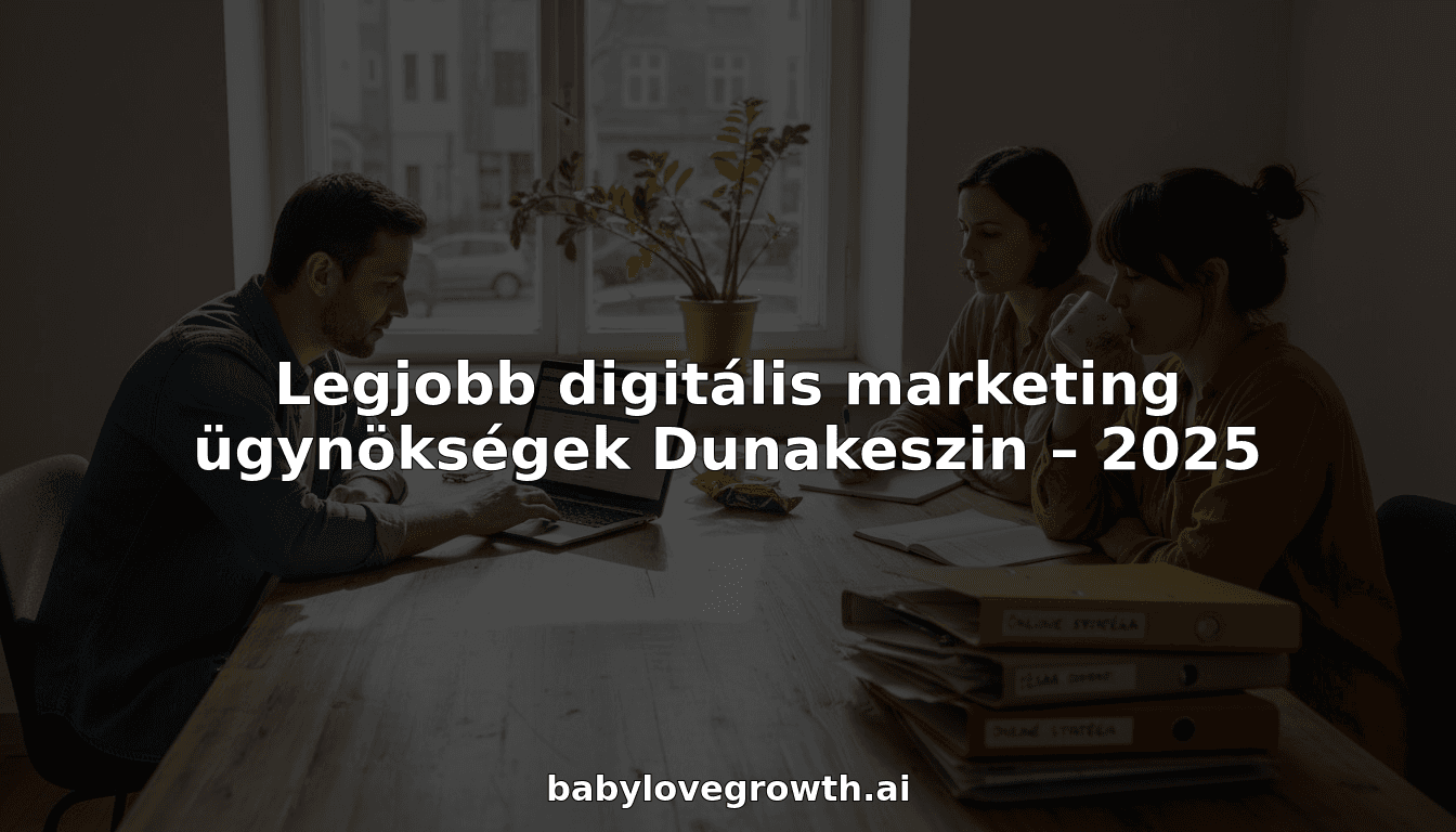 Legjobb digitális marketing ügynökségek Dunakeszin – 2025
