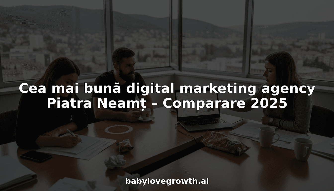Cea mai bună digital marketing agency Piatra Neamț – Comparare 2025