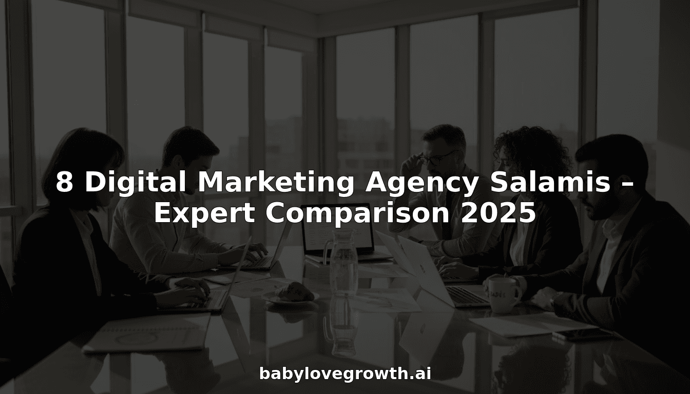 8 Digital Marketing Agency Salamis – Expert Comparison 2025