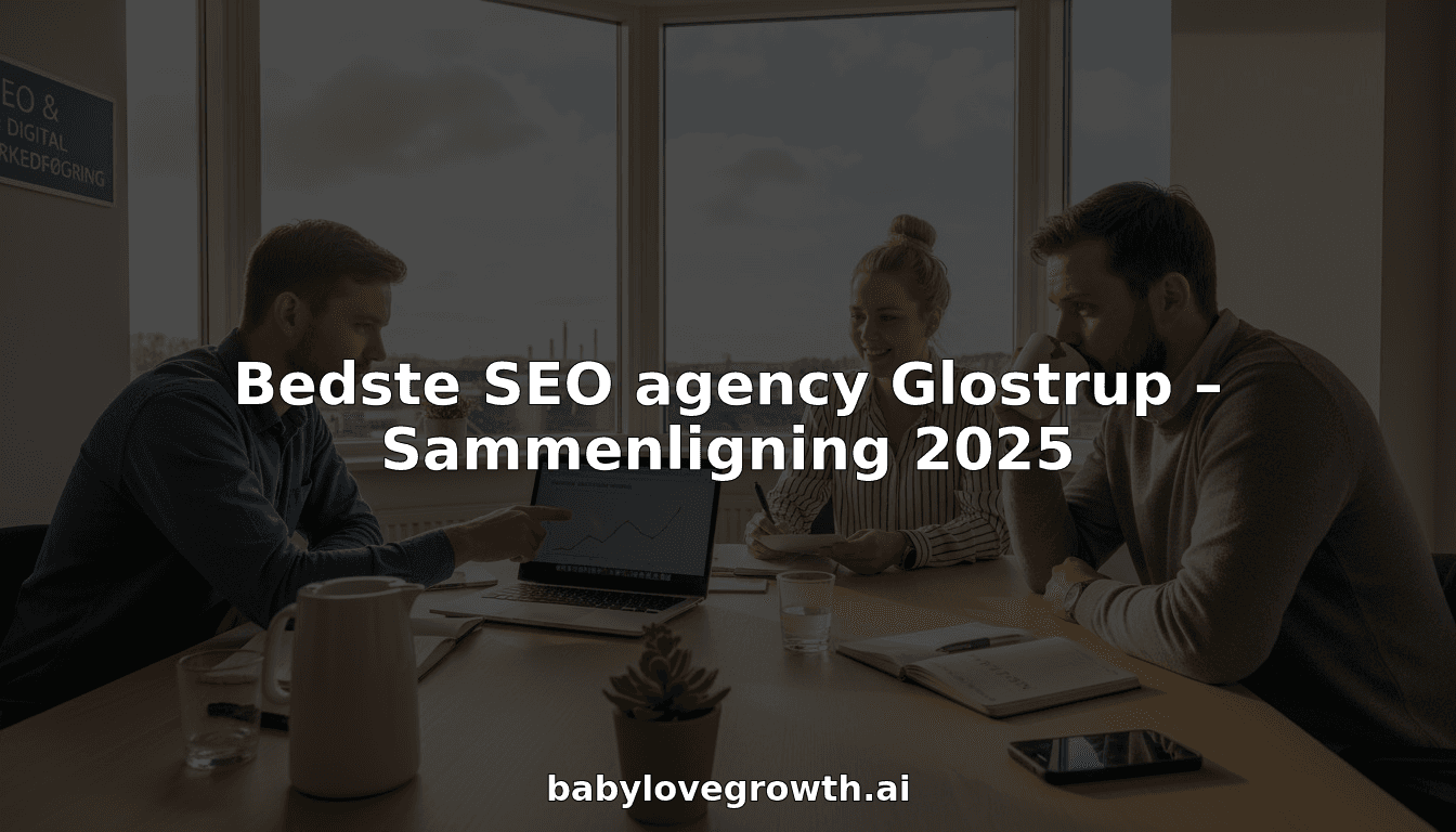 Bedste SEO agency Glostrup – Sammenligning 2025