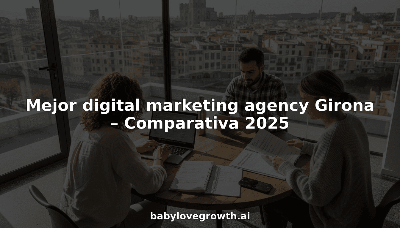 Mejor digital marketing agency Girona – Comparativa 2025