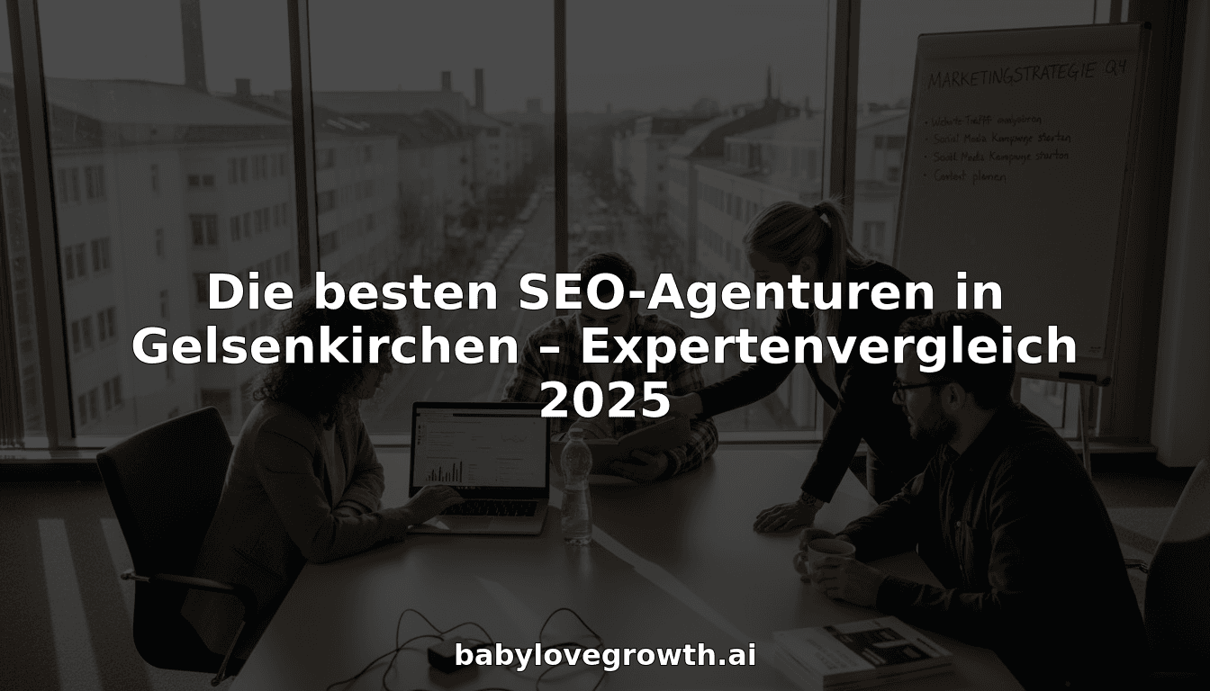 Die besten SEO-Agenturen in Gelsenkirchen – Expertenvergleich 2025