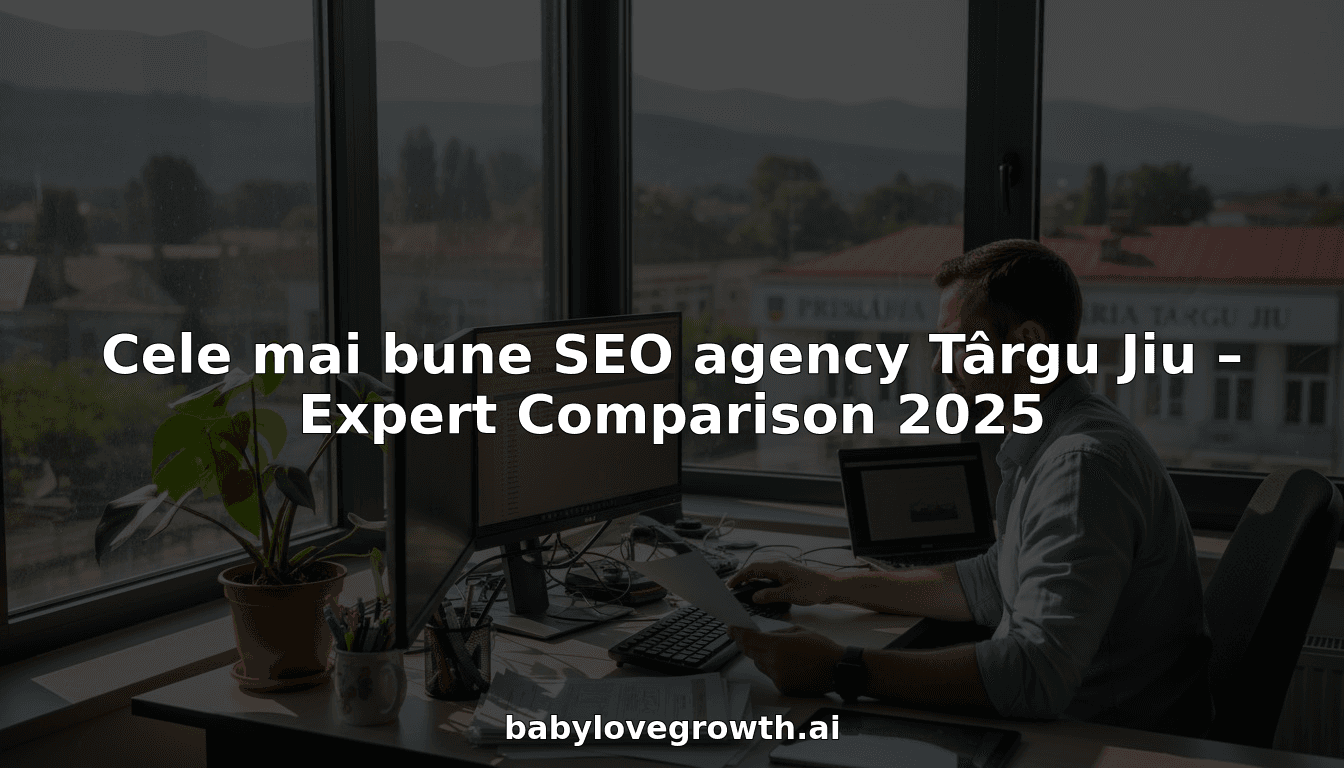 Cele mai bune SEO agency Târgu Jiu – Expert Comparison 2025