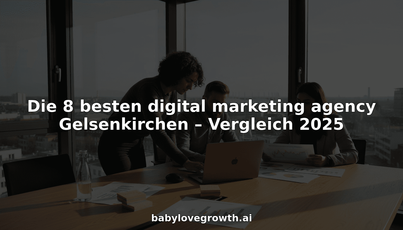 Die 8 besten digital marketing agency Gelsenkirchen – Vergleich 2025